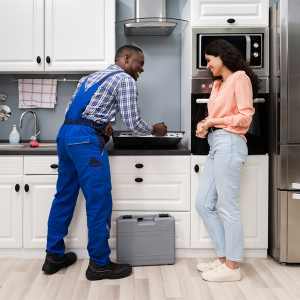 can you provide an estimate for cooktop repair before beginning any work in Bradley